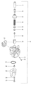 Part Location Diagram of 6692045 Tanaka Adjust Spring
