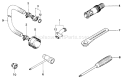 Part Location Diagram of 6693650 Tanaka Spanner-Spark Plug Box