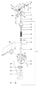 Page B Diagram and Parts List for QEG-300  Tanaka Generator