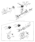 Part Location Diagram of 6693392 Tanaka Pulley-Starter-Assembly