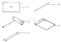 Part Location Diagram of 80233701200 Tanaka Blade 4 Teeth 200