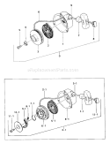 Part Location Diagram of 77206092200 Tanaka Recoil Starter Body