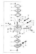 Page A Diagram and Parts List for TBC-215  Tanaka Trimmer