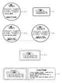 Page F Diagram and Parts List for TBC-215  Tanaka Trimmer