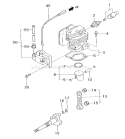 Part Location Diagram of 6685892 Tanaka Piston Set