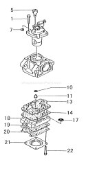 Page E Diagram and Parts List for TBC-2211  Tanaka Trimmer