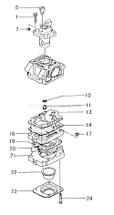 Page F Diagram and Parts List for TBC-2211  Tanaka Trimmer