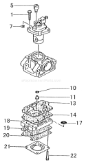 Page D Diagram and Parts List for TBC-2251  Tanaka Trimmer