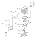 Page D Diagram and Parts List for TBC-225S  Tanaka Trimmer