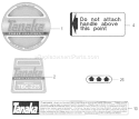 Page E Diagram and Parts List for TBC-225S  Tanaka Trimmer