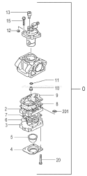 Page C Diagram and Parts List for TBC-225  Tanaka Trimmer