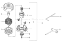 Part Location Diagram of 6693524 Tanaka Wrench-Hex 14