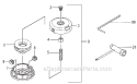 Cutting Head And Tools Diagram and Parts List for TBC-230SF  Tanaka Trimmer
