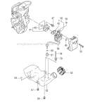 Fuel System Diagram and Parts List for TBC-230SF  Tanaka Trimmer