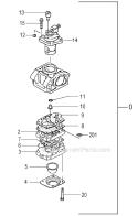 Part Location Diagram of 6684883 Tanaka Valve-Throttle