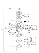 Page B Diagram and Parts List for TBC-232  Tanaka Trimmer