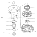 Part Location Diagram of 6693375 Tanaka Spring-Reel-Silver