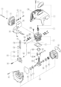 Page B Diagram and Parts List for TBC-240PF  Tanaka Trimmer