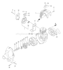 Page K Diagram and Parts List for TBC-245PF  Tanaka Trimmer