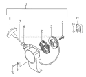 Page K Diagram and Parts List for TBC-2500  Tanaka Trimmer