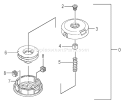 Page D Diagram and Parts List for TBC-2500  Tanaka Trimmer