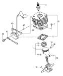 Page E Diagram and Parts List for TBC-250SF  Tanaka Trimmer