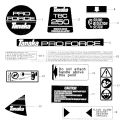 Part Location Diagram of 6694455 Tanaka Decal-Srs