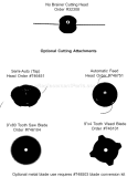 Page F Diagram and Parts List for TBC-255SFK  Tanaka Trimmer