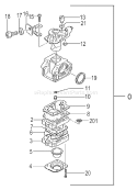 Page A Diagram and Parts List for TBC-260SF  Tanaka Trimmer