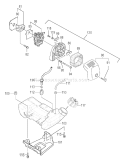 Page H Diagram and Parts List for TBC-260SF  Tanaka Trimmer