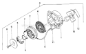 Part Location Diagram of 6692979 Tanaka Recoil Starter Assembly