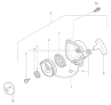 Page K Diagram and Parts List for TBC-280PF  Tanaka Trimmer