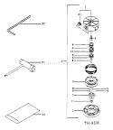 Page K Diagram and Parts List for TBC-300  Tanaka Trimmer