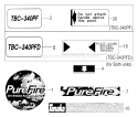 Page E Diagram and Parts List for TBC-340PF  Tanaka Trimmer