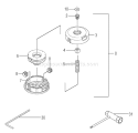 Page D Diagram and Parts List for TBC-340  Tanaka Trimmer