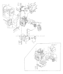 Page E Diagram and Parts List for TBC-355DH  Tanaka Trimmer