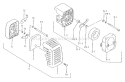 Page A Diagram and Parts List for TBC-355  Tanaka Trimmer
