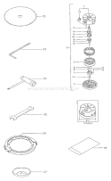 Page K Diagram and Parts List for TBC-355  Tanaka Trimmer