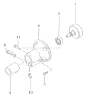 Page E Diagram and Parts List for TBC-4001  Tanaka Trimmer