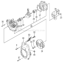 Page D Diagram and Parts List for TBC-400PF  Tanaka Trimmer