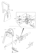Page K Diagram and Parts List for TBC-420PF  Tanaka Trimmer
