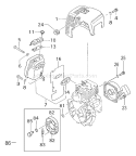 Page H Diagram and Parts List for TBC-420PF  Tanaka Trimmer
