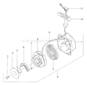 Part Location Diagram of 6693615 Tanaka Frictton Spring
