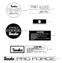 Page G Diagram and Parts List for TBC-425  Tanaka Trimmer