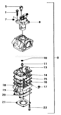 Page B Diagram and Parts List for TBC-4500  Tanaka Trimmer