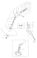 Page F Diagram and Parts List for TBC-4500  Tanaka Trimmer