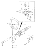 Page G Diagram and Parts List for TBC-4500  Tanaka Trimmer