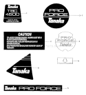 Page H Diagram and Parts List for TBC-4500  Tanaka Trimmer