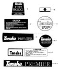 Page G Diagram and Parts List for TBC-5000  Tanaka Trimmer