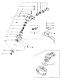 Page E Diagram and Parts List for TBC-500  Tanaka Trimmer